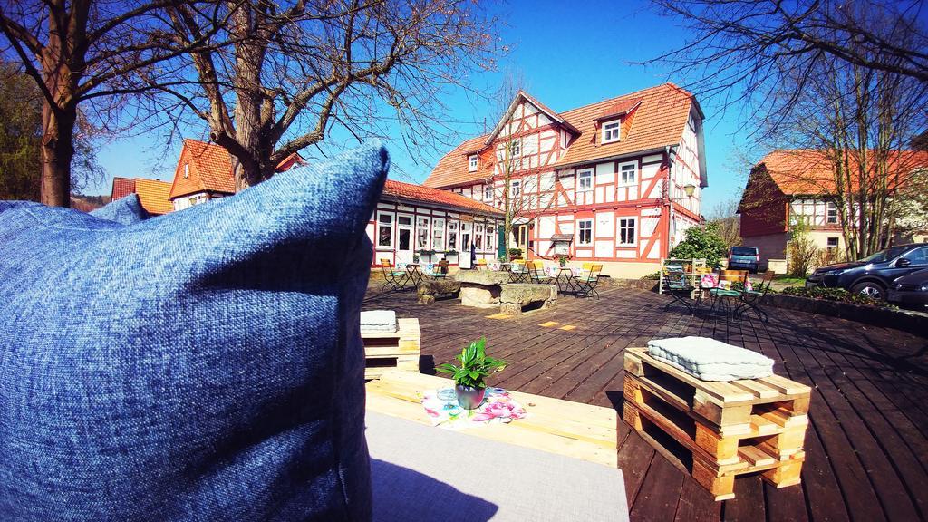 Landhotel Gemeindeschaenke Wanfried Exterior foto